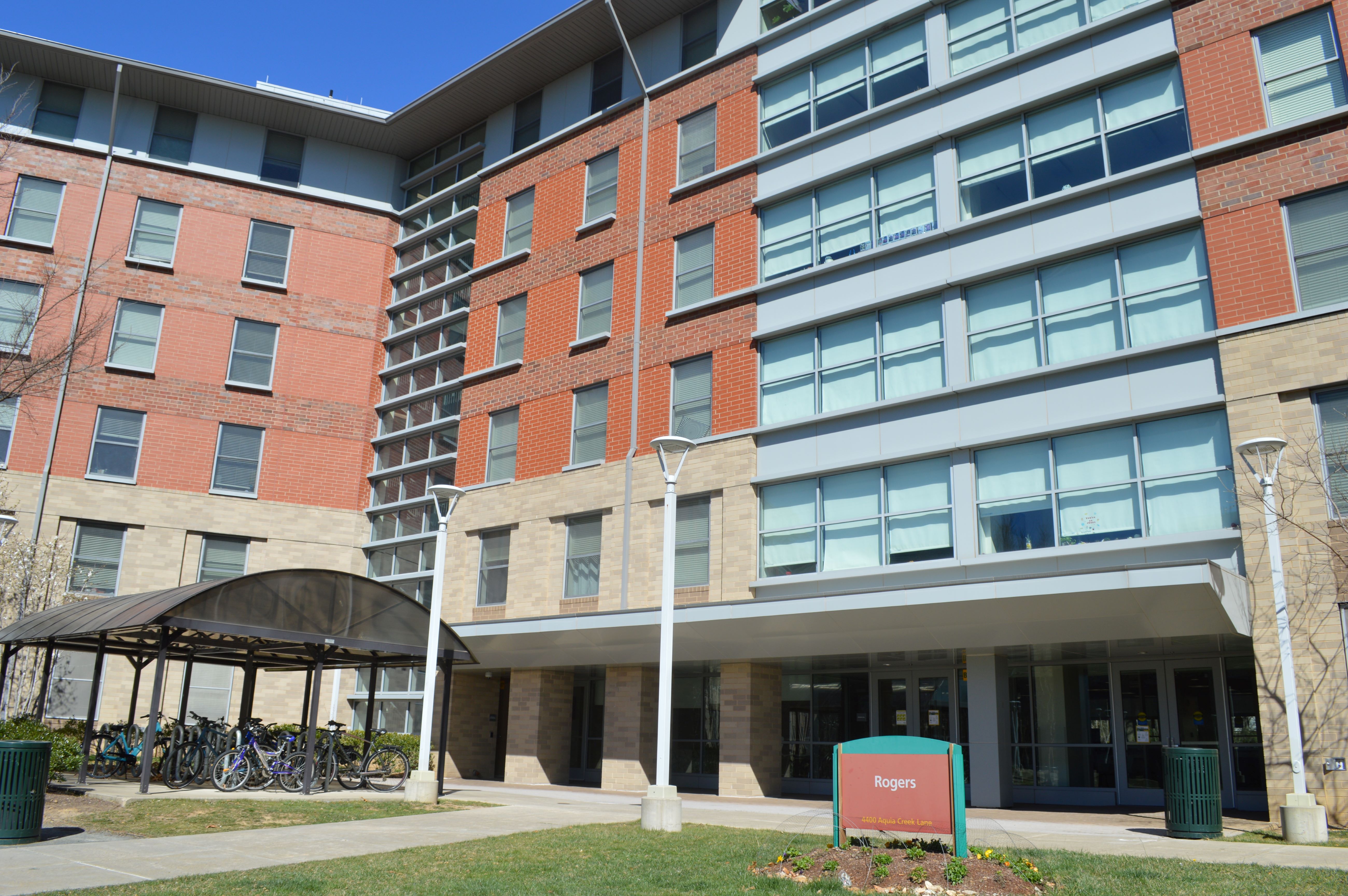 Rogers Residence Hall, exterior section